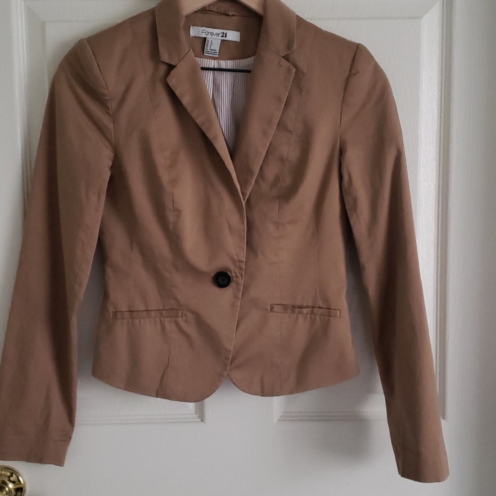 Tan blazer